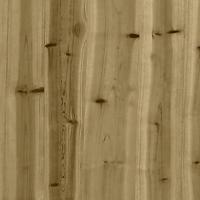 Plantenbak verhoogd hekontwerp 150x50x70 cm gempregneerd hout - thumbnail
