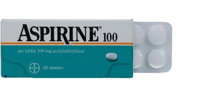 Aspirine Acetylsalicylzuur 100mg 20 Tabletten