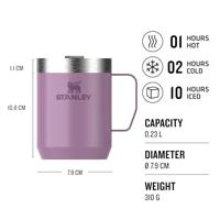 STANLEY - Stay-Hot Camp Mug - Kantoorbeker 0,23l Lilac Gloss - thumbnail