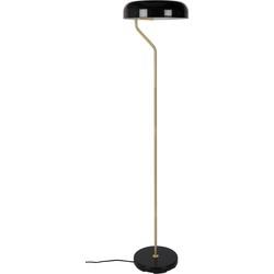 Dutchbone Vloerlamp 'Eclipse' 130cm, kleur Zwart Dutchbone Vloerlamp 'Eclipse' 130cm, kleur Zwart