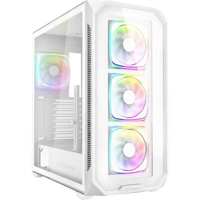 Sharkoon ak5g rgb midi tower behuizing (wit | 2x usb-a | 1x usb-c | rgb | tempered glass)