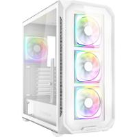 Sharkoon ak5g rgb midi tower behuizing (wit | 2x usb-a | 1x usb-c | rgb | tempered glass) - thumbnail