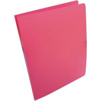 Alpha ringmap, voor ft A4, uit PP, 2 ringen van 16 mm, roze - thumbnail