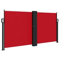 VidaXL Windscherm uittrekbaar 120x600 cm rood - thumbnail