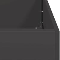 Plantenbak 80x40x80 cm koudgewalst staal zwart - thumbnail