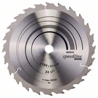 Bosch Accessories Standard for Wood Speed 2608640795 Hardmetaal-cirkelzaagblad 184 x 16 x 2.4 mm Aantal tanden: 24 1 stuk(s) - thumbnail