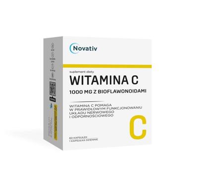Novativ Vitamine C 1000 mg met bioflavonoïden, capsules,60 st.