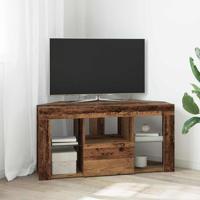 Hoek LED TV Kast Oud Hout 107 x 40 x 50 cm Bewerkt hout - thumbnail