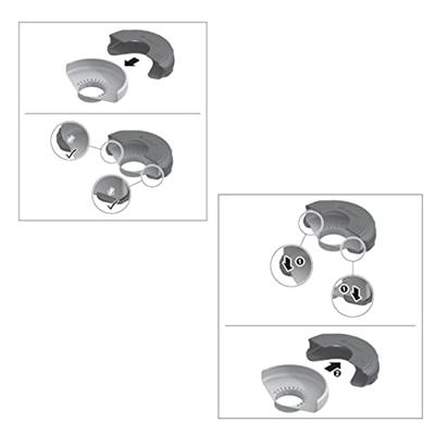 Bosch Accessories 2608000757 Beschermkappen voor snijden, clip op kunststof