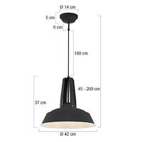 Steinhauer Landelijke hanglampLuna 42 - 7704ZW - thumbnail
