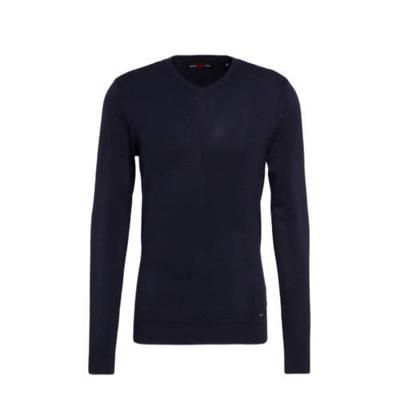 Petrol Industries Heren Essential V-Neck Knit Midnight Navy - XXL