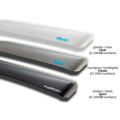 Zijwindschermen passend voor Master (achter) Kia Niro 2016- CL4568