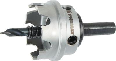 Promat/Tecwerk Gatenzaag | zaag-d. 80 mm snijdiepte 4 mm | HM-inzetstukken | met boor en veer - 4000800090