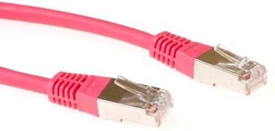 ACT Rode 10 meter LSZH F/UTP CAT5E patchkabel met RJ45 connectoren