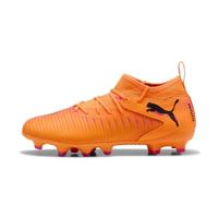 PUMA Future 8 Match Gras / Kunstgras Voetbalschoenen (MG) Kids Oranje Roze Zwart - thumbnail