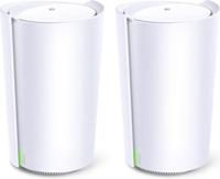 TP-LINK Deco X90 (2-pack) Tri-band (2.4 GHz / 5 GHz / 5 GHz) Wi-Fi 6 (802.11ax) Wit Intern - thumbnail