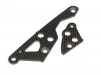 Engine mount brace set (woven graphite/baja 5b) - thumbnail