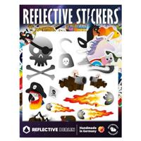 REFLECTIVE BERLIN reflex-stickers "k.i.d." ref.sticker re.berlin kid pirates - thumbnail