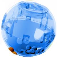 PETSAFE SLIMCAT VOERBAL BLAUW - thumbnail