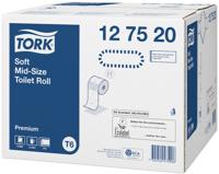 Toiletpapier Tork T6 Premium 2-laags 90m wit 127520 - thumbnail
