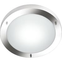 Mat Nikkel LED Plafondlamp Ø310mm - Badkamer - IP44 - E27 Fitting - thumbnail