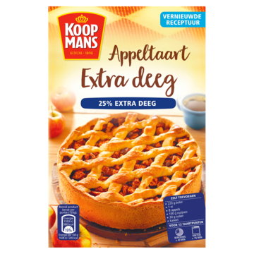 Koopmans Appeltaart Extra Deeg 550 g bij Jumbo