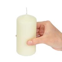 Bolsius - Stompkaarsen - 120/60 - Ivoor - 12 stuks - thumbnail