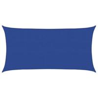 VidaXL Zonnezeil 160 g/m² 2x4 m hdpe blauw - thumbnail