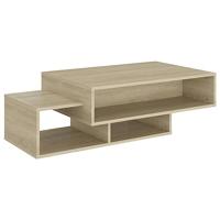 VidaXL Salontafel 105x55x32 cm bewerkt hout sonoma eikenkleurig - thumbnail