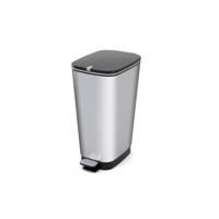 Curver CHIC BIN STYLE Abfallbehälter L [45L], silber 237241 Afvalbak Kunststof Zilver 1 stuk(s) - thumbnail