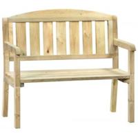 Dennenbos 2-persoons houten tuinbank - thumbnail