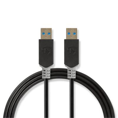 Nedis USB 3.2 Kabel A naar A 2 m