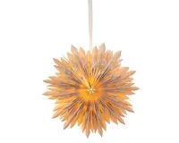 Sneeuwvlok Lamp Papier Beige 50cm - thumbnail