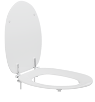 Pressalit Colani Closetzitting Met Deksel En Stabilisatiebuffers 38x45 cm 38x45 cm Wit - thumbnail