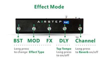 XSonic Airstep Kat Edition Wireless Footswitch voor Katana MKI en MKII versterkers