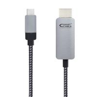 Kabel USB-C naar HDMI NANOCABLE 10.15.5102 1,8 m Zwart - thumbnail