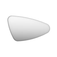 Spiegel INK SP22 Rechts 120x4x70 cm Geborsteld RVS - thumbnail