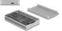 DeLOCK 42018 behuizing voor opslagstations SDD-behuizing Zilver M.2 - thumbnail