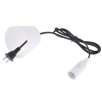 E14 Wire Cap lamp houder kroonluchter stopcontact met lampenkap & 1.5 m verlengkabel US plug