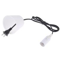 E14 Wire Cap lamp houder kroonluchter stopcontact met lampenkap & 1.5 m verlengkabel US plug - thumbnail