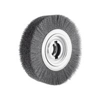 Lessmann Ronde borstel | d. 250 mm draaddikte 0,35 mm | staal 60 mm | 3600 min-¹ | 1 stuk - 377053 - 377053 - thumbnail