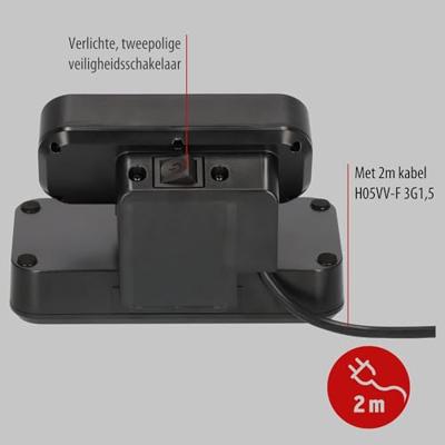 Brennenstuhl 1153580210 Estilo Duplex PDU Bureau Stekkerdoos | 1x USB-C PD | 1x USB-A | 9x Type F Stopcontacten | Overspanningsbeveiliging