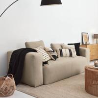 Kave Home 3-zits Bank 'Blok' 240cm, kleur Beige - thumbnail