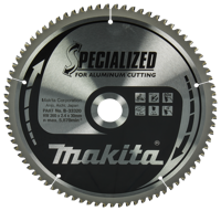 Makita Afkortzaagblad voor Aluminium | Specialized | Ø 260mm Asgat 30mm 80T - B-33320 - thumbnail