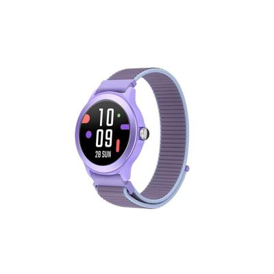 SPC Smartee Duo Vivo Smartwatch in paarse kleur met verwisselbare armband, ronde wijzerplaat, hoge definitie, 1,27 inch, bluetooth-oproepen, 8 dagen batterijduur, 100 sporten, IP68