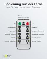 Kerstgordijn voor buiten - 80 LED - Lengte 1m - thumbnail