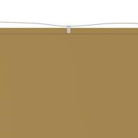 VidaXL Luifel verticaal 140x420 cm oxford stof beige - thumbnail