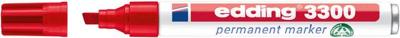 Viltstift edding 3300 schuin 1-5mm rood | 10 stuks