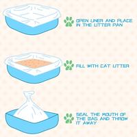 Nobleza kattenbakzakken - Maat L - 50x60 cm - 12 stuks - thumbnail