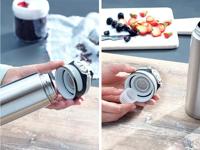 Leifheit 3272 Flip Isoleerbeker 600 ml RVS - thumbnail